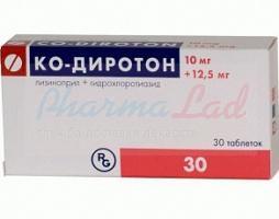 - (+) / CO-DIROTON (hydrochlorothiazide+lisinopril)