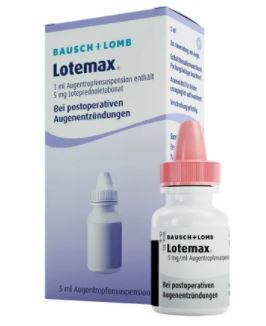    ( ) / LOTEMAX eye drops (loteprednol etabonate)