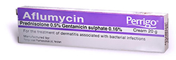   (+) / AFLUMYCIN cream (Presented+Hentamycin) 