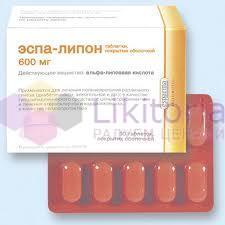 - 600  ( ) / ESPA-LIPON 600 tablets (Lipoic acid)