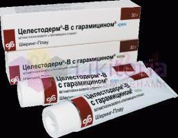 -    / CELESTODERM-V ointment with garamycin