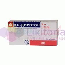 - (+) / CO-DIROTON (hydrochlorothiazide+lisinopril)