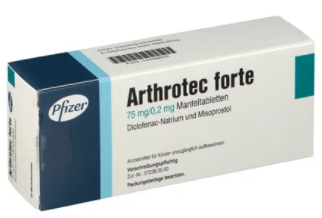   ( + ) / ARTHROTEC forte (Diclofenac + Misoprostol)