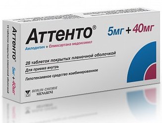  (+ ) / ATTENTO (amlodipine + olmesartan medoxomil)