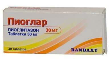 ПИОГЛАР (пиоглитазон) / PIOGLAR (pioglitazone)