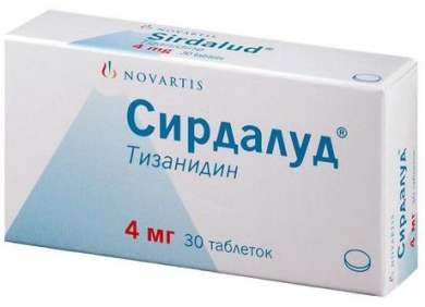 СИРДАЛУД (Тизанидин) / SIRDALUD (Tizanidine)