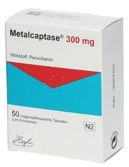 МЕТАЛЛКАПТАЗА (Пеницилламин) / METALCAPTASE (Penicillamine)