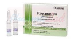 КОРДИАМИН (никетамид) / CORDIAMIN (nikethamide)