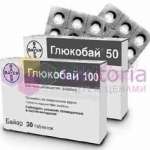 ГЛЮКОБАЙ (акарбоза) / GLUCOBAY (acarbose)