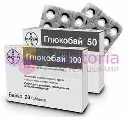 ГЛЮКОБАЙ (акарбоза) / GLUCOBAY (acarbose)