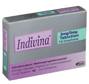 ИНДИВИНА (медроксипрогестерон+эстроген) / INDIVINA (medroxyprogesterone+estradiol)