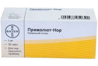 ПРИМОЛЮТ-НОР (Норэтистерон) / PRIMOLUT-NOR