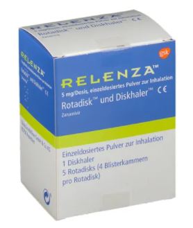 РЕЛЕНЦА, РЕЛЕНЗА (занамивир) / RELENZA (zanamivir)