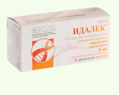 ИДАЛЕК (идарубицин) / IDALEK (idarubicin)