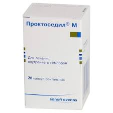 ПРОКТОСЕДИЛ М капсулы ректальные / PROCTOSEDYL M