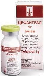 ЦЕФАНТРАЛ (Цефотаксим) / CEFANTRAL