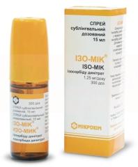 ИЗО-МИК спрей сублингвальный (изосорбида динитрат) / ISO-MIK sublingual spray