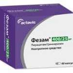 ФЕЗАМ КАПС.400МГ/25МГ #60