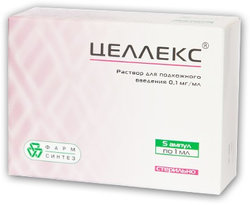 ЦЕЛЛЕКС (Полипептиды из головного мозга эмбрионов свиней) / CELLEX (Polypeptides from the brain of pig embryos)