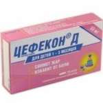 ЦЕФЕКОН Д (парацетамол) / CEFECON D (paracetamol)