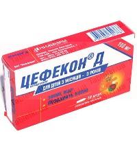 ЦЕФЕКОН Д (парацетамол) / CEFECON D (paracetamol)