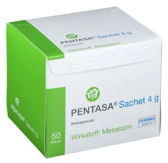 ПЕНТАСА гранулы с замедленным высвобождением (месалазин) / PENTASA delayed-release granules (mesalazine)