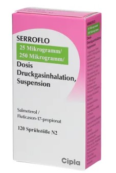 СЕРОФЛО (флутиказон + салметерол) / SEROFLO, SERROFLO (fluticasone + salmeterol)
