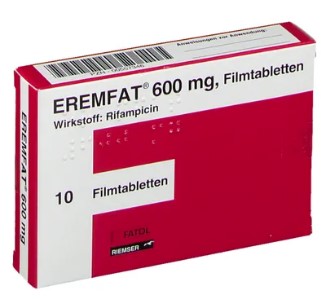 ЭРЕМФАТ таблетки (Рифампицин) / EREMFAT tablets (Rifampicin)