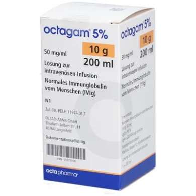 ОКТАГАМ (иммуноглобулин человека нормальный) / OCTAGAM (immunoglobulins normal human)