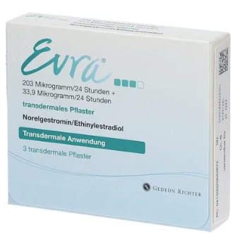 ЕВРА пластырь (Норэльгестромин и эстроген) / EVRA patch (Norelgestromine and estrogen)