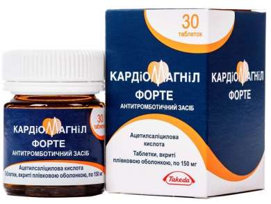 КАРДИОМАГНИЛ ФОРТЕ (Кислота ацетилсалициловая) / CARDIOMAGNYL FORTE