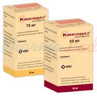 КАНСИДАЗ, КАНСИДАС (Каспофунгин) / CANCIDAS (Caspofungin)