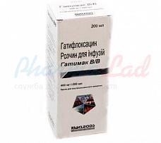 ГАТИМАК раствор для инфузий (Гатифлоксацин) / GATIMAC