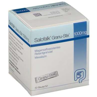 САЛОФАЛЬК гранулы (Месалазин) / SALOFALK (Mesalazine)