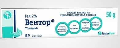 ВЕНТОР гель (Нимесулид) / VENTOR gel (Nimesulide)