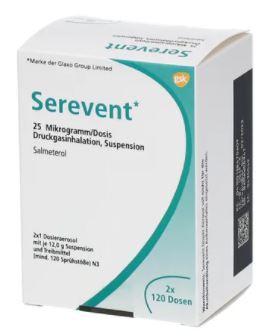 СЕРЕВЕНТ ЭВОХАЛЕР (Салметерол) / SEREVENT EVOHALER (Salmeterol)