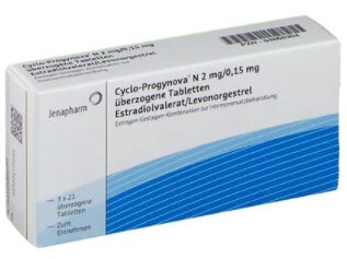 ЦИКЛО-ПРОГИНОВА (Левоноргестрел и эстроген) / CYCLO-PROGYNOVA (estradiol valerate+levonorgestrel)