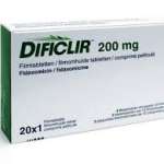 ДИФИКЛИР / Dificlir табл. п/о 200 мг / 20