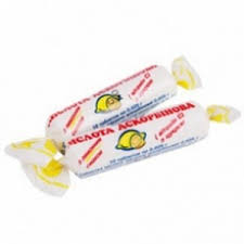 КИСЛОТА АСКОРБИНОВАЯ (витамин C) С САХАРОМ (с лимонным вкусом) / KISLOTA