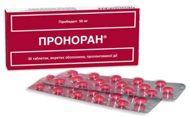 ПРОНОРАН (Пирибедил) / PRONORAN (Piribedil)