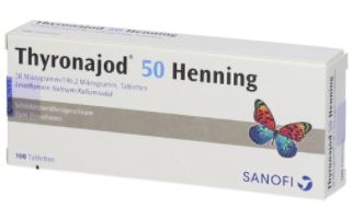 ТИРОНАЙОД / THYRONAJOD (thyroniodine) 50 Henning