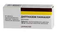 ДИЛТИАЗЕМ ЛАННАХЕР РЕТАРД / DILTIAZEM LANNAHER RETARD