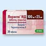 ЛОРИСТА HD ТАБ.100МГ/25МГ #30