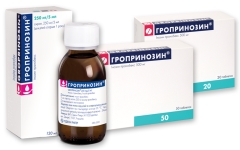 ГРОПРИНОСИН, ГРОПРИНОЗИН (инозин пранобекс) / GROPRINOSIN (inosine pranobex)