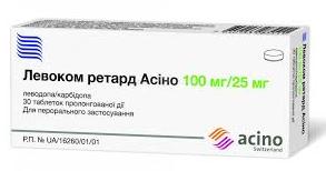 ЛЕВОКОМ РЕТАРД (Леводопа + Карбидопа) / LEVOCOM RETARD (Levodopa + Carbidopa)