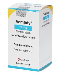 ВЕМЛИДИ (Тенофовир алафенамид гемифумарат) / VEMLIDY (Tenofovir alafenamid hemifumarat)