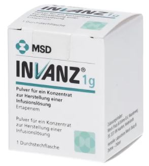 ИНВАНЗ (Эртапенем) / INVANZ (Ertapenem)