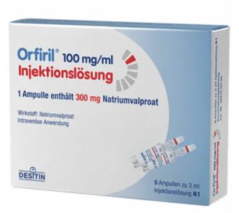 ОРФИРИЛ раствор для инъекций (Кислота вальпроевая) / ORFIRIL solution for injection (Valproate sodium)