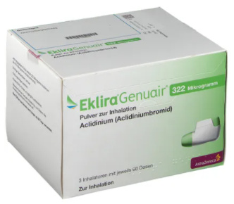 ЭКЛИРА ДЖЕНЬЮАР ИНХАЛЕР (аклидиния бромид) / EKLIRA GENUAIR INHALER (aclidinium bromide)