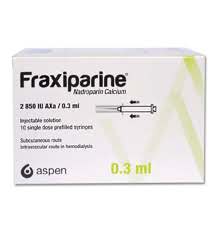 ФРАКСИПАРИН (надропарин кальция) / FRAXIPARINE (nadroparin calcium)